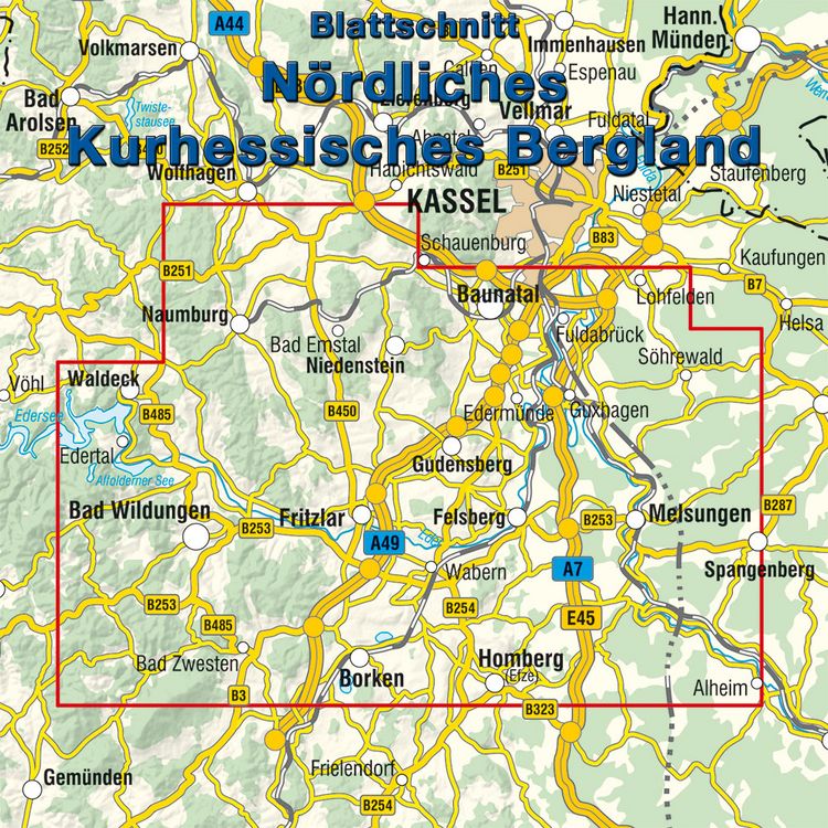 Produktbild: N&ouml;rdliches Kurhessisches Bergland
