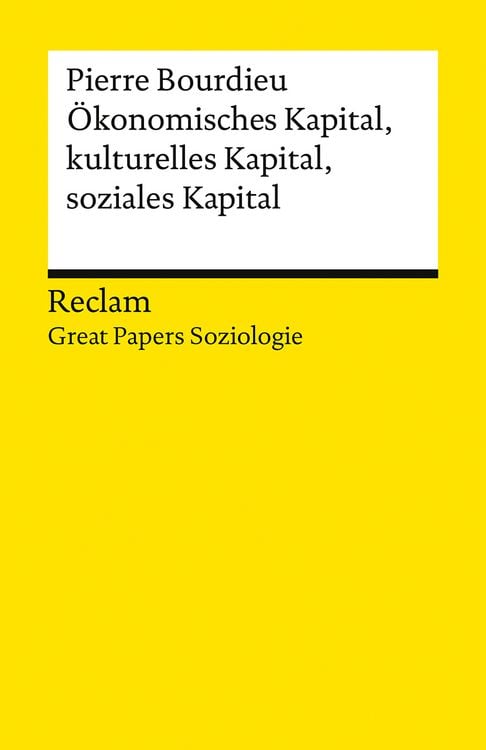 Produktbild: &Ouml;konomisches Kapital, kulturelles Kapital, soziales Kapital