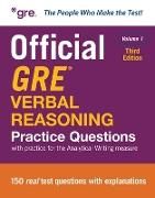 Produktbild: Official Gre Verbal Reasoning Prac Quests Vol 1