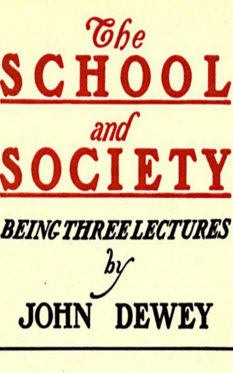 Produktbild: The School and Society