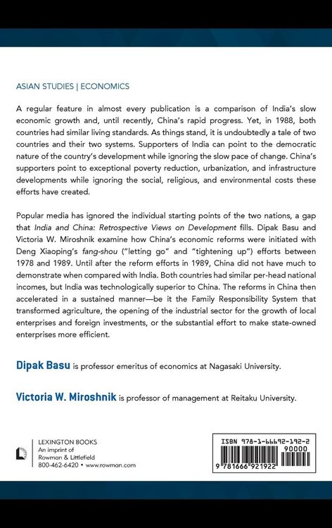 Produktbild: India and China