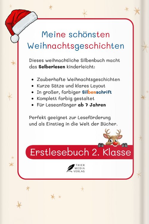 Produktbild: Silbenbuch 2. Klasse - Meine sch&ouml;nsten Weihnachtsgeschichten