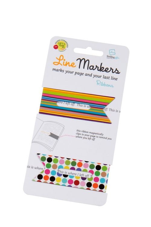 Produktbild: Line Markers Ribbons &ndash; Magnetische Lesezeichen 2er-Set