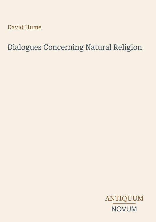 Produktbild: Dialogues Concerning Natural Religion