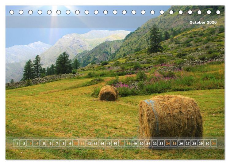 Produktbild: Natural landscape of France (Desk Calendar 2026 DIN A5 landscape), CALVENDO 12 Month DeskCalendar