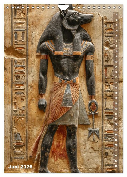 Produktbild: &Auml;gyptische Algorithmen - K&uuml;nstliche Intelligenz trifft auf das alte &Auml;gypten (Wandkalender 2026 DIN A4 hoch), CALVENDO Monatskalender