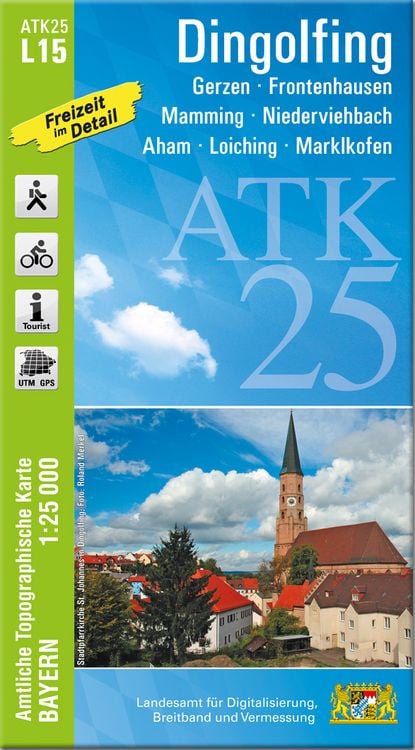 Bild vom Artikel ATK25-L15 Dingolfing (Amtliche Topographische Karte 1:25000) vom Autor Breitband und Vermessung, Bayern Landesamt für Digitalisierung