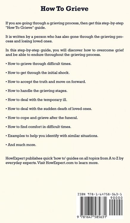 Produktbild: How To Grieve
