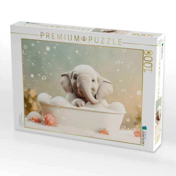 Produktbild: CALVENDO Puzzle ... in der Badewanne | 1000 Teile Lege-Gr&ouml;&szlig;e 64x48cm Foto-Puzzle f&uuml;r gl&uuml;ckliche Stunden