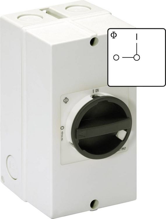 Produktbild: Kraus & Naimer KG10.T106/40.KS51V Reparaturschalter absperrbar 20A 1 x 90&deg; Schwarz 1St.
