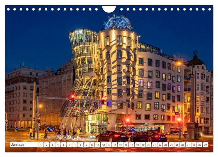 Produktbild: Tschechische Republik - Prag (Wandkalender 2026 DIN A4 quer), CALVENDO Monatskalender