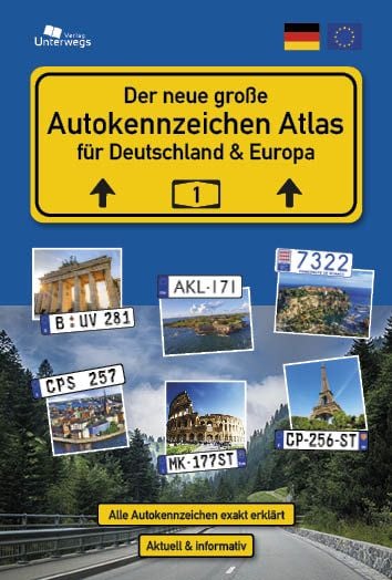 Produktbild: Der gro&szlig;e AUTOKENNZEICHEN ATLAS f&uuml;r Deutschland und Europa