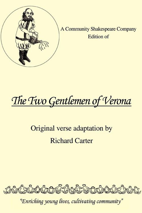 Produktbild: A Community Shakespeare Company Edition of The Two Gentlemen of Verona