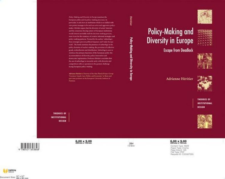 Produktbild: Policy-Making and Diversity in Europe