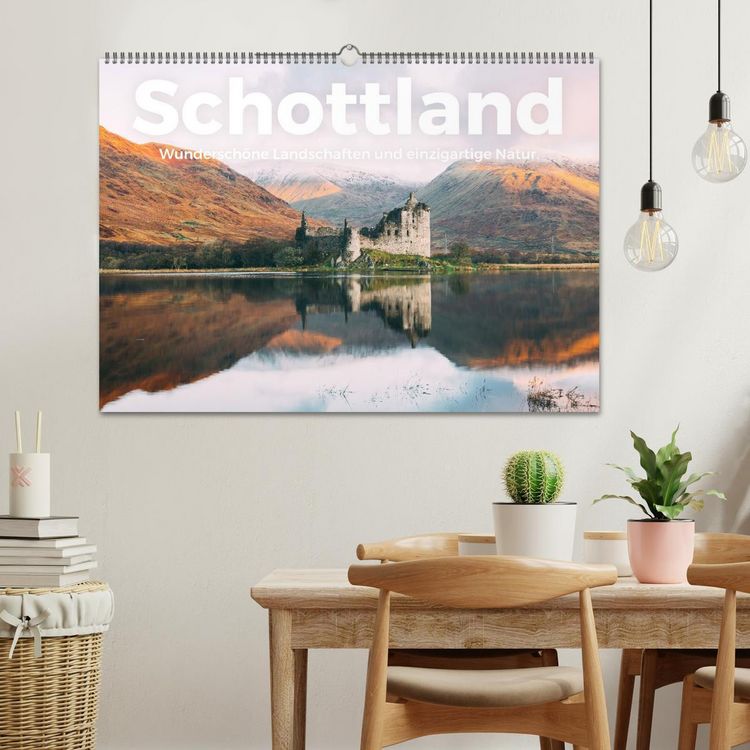 Produktbild: Schottland - Wundersch&ouml;ne Landschaften und einzigartige Natur. (Wandkalender 2026 DIN A2 quer), CALVENDO Monatskalender