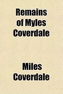 Produktbild: Remains of Myles Coverdale