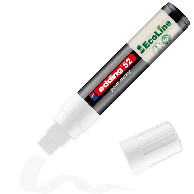 Produktbild: Edding 52 EcoLine 4-52-049 Lackmarker Wei&szlig; 4 mm, 15mm
