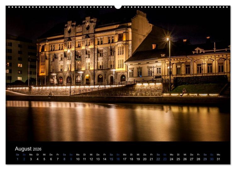 Produktbild: Turku / Finnland (hochwertiger Premium Wandkalender 2026 DIN A2 quer), Kunstdruck in Hochglanz