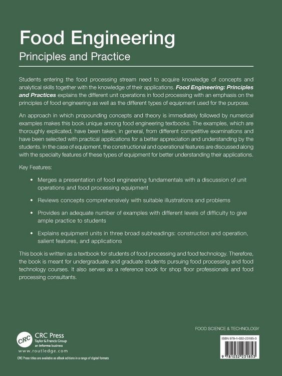 Produktbild: Food Engineering