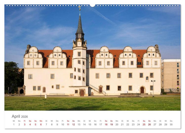 Produktbild: Dessau Design und ein sch&ouml;ner Park (hochwertiger Premium Wandkalender 2026 DIN A2 quer), Kunstdruck in Hochglanz