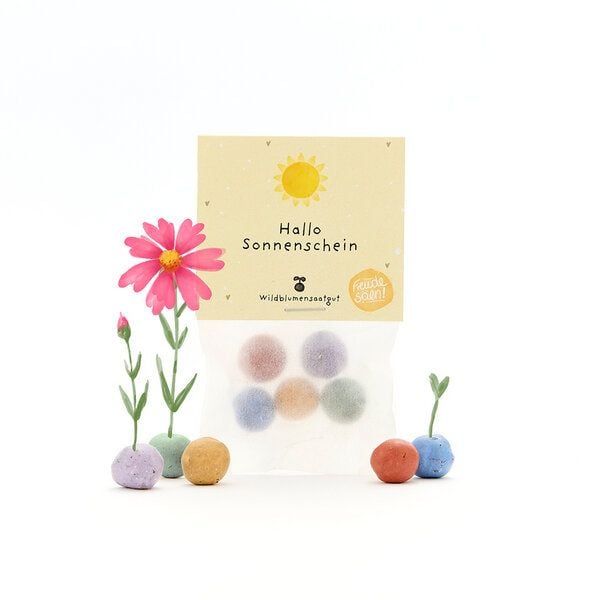 Produktbild: Komplimente Blumenmurmeln Hallo Sonnenschein