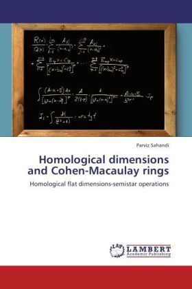 Produktbild: Sahandi, P: Homological dimensions and Cohen-Macaulay rings