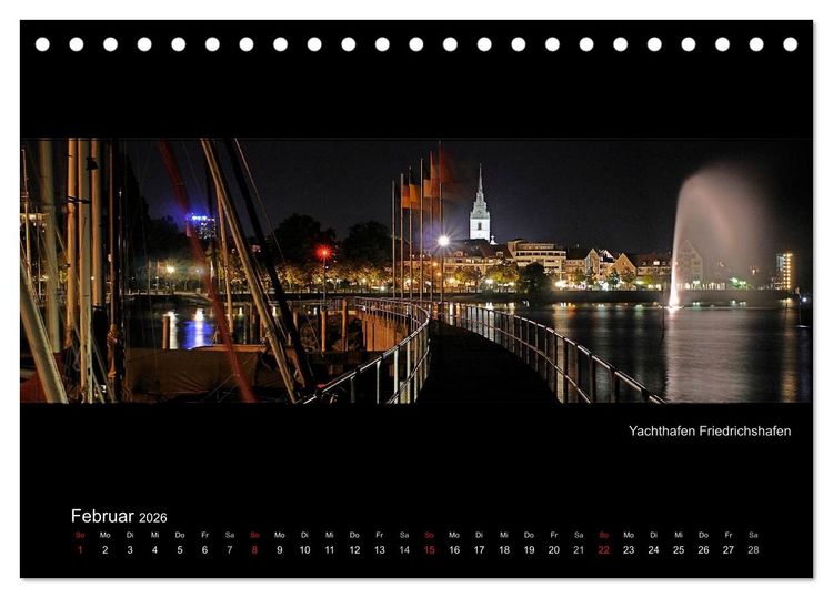 Produktbild: Panoramen vom Bodensee (Tischkalender 2026 DIN A5 quer), CALVENDO Monatskalender