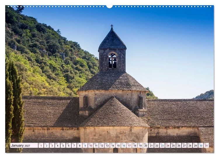 Produktbild: Provence. A journey through the villages of the French Provence (High Quality Premium Wall Calendar 2027 DIN A2 landscape),CALVENDO 12 Month Wall Calendar