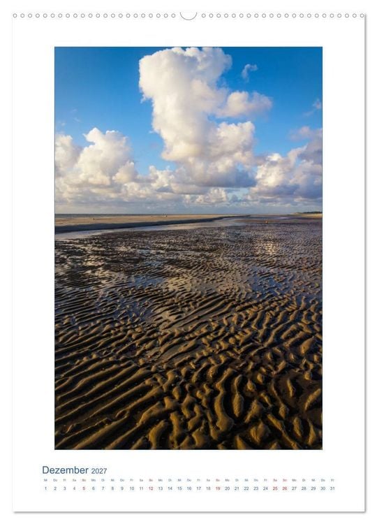 Produktbild: Insel Amrum - Friesische Impressionen (hochwertiger Premium Wandkalender 2027 DIN A2 hoch), Kunstdruck in Hochglanz