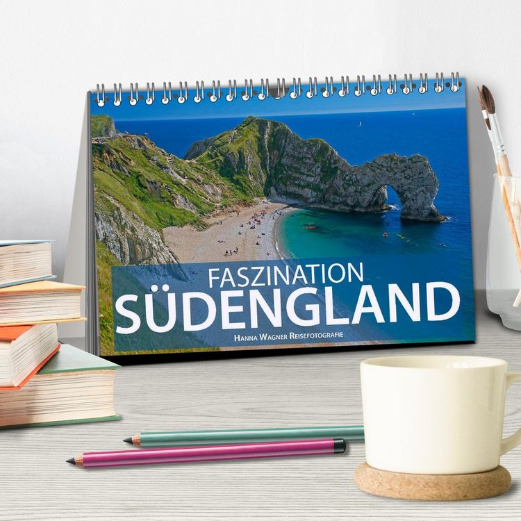Produktbild: Faszination S&uuml;dengland (Tischkalender 2026 DIN A5 quer), CALVENDO Monatskalender