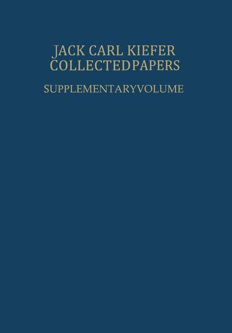 Produktbild: COLL PAPERS SUPPLEMENTARY VOLU