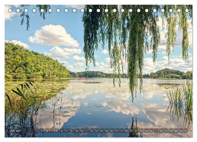 Produktbild: Lychen - zwischen Wald und Seen (Tischkalender 2027 DIN A5 quer), CALVENDO Monatskalender