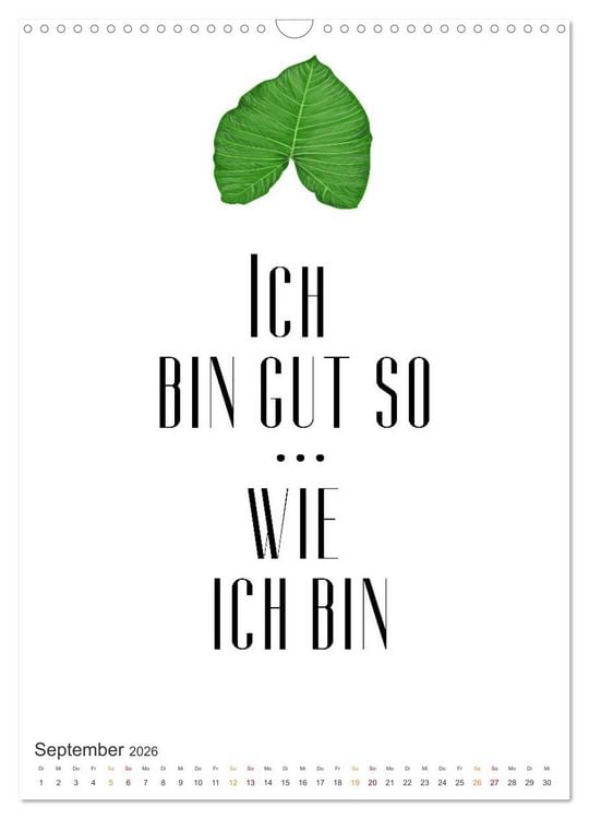 Produktbild: Motivation (Wandkalender 2026 DIN A3 hoch), CALVENDO Monatskalender