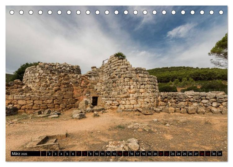 Produktbild: Wildes Sardinien 2026 (Tischkalender 2026 DIN A5 quer), CALVENDO Monatskalender