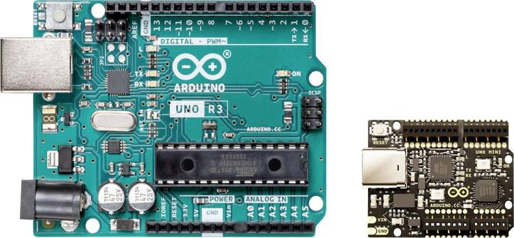 Produktbild: Arduino ABX00062 Board UNO Mini Limited Edition Core ATMega328