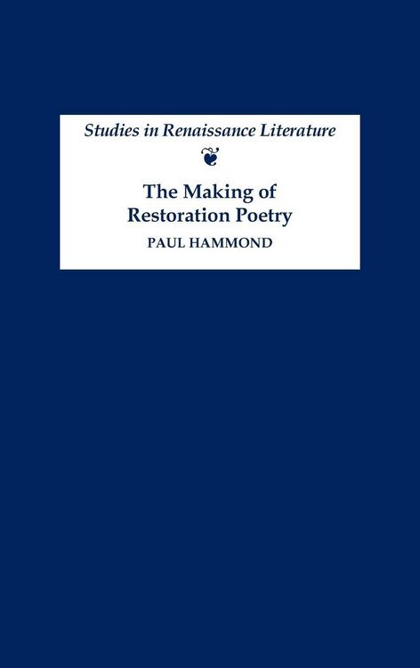 Produktbild: Making of Restoration Poetry