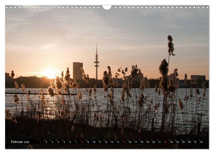 Produktbild: Hamburg - Alster (Wandkalender 2026 DIN A3 quer), CALVENDO Monatskalender