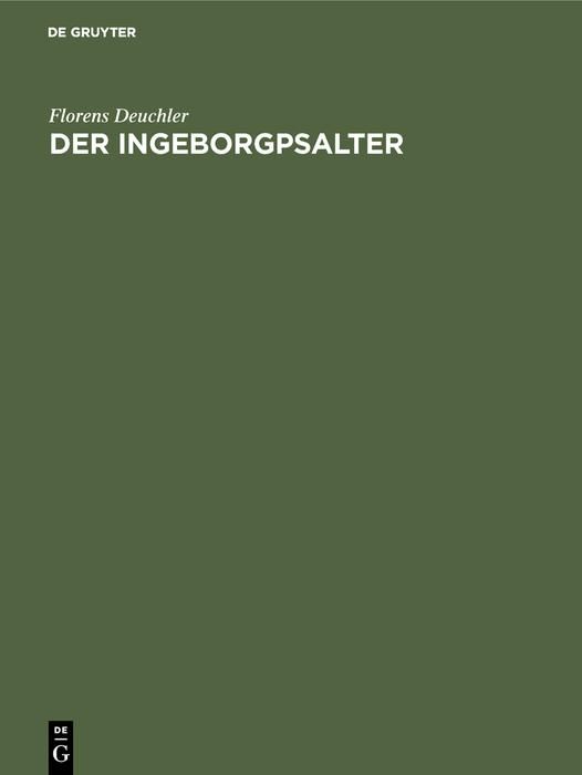 Produktbild: Der Ingeborgpsalter