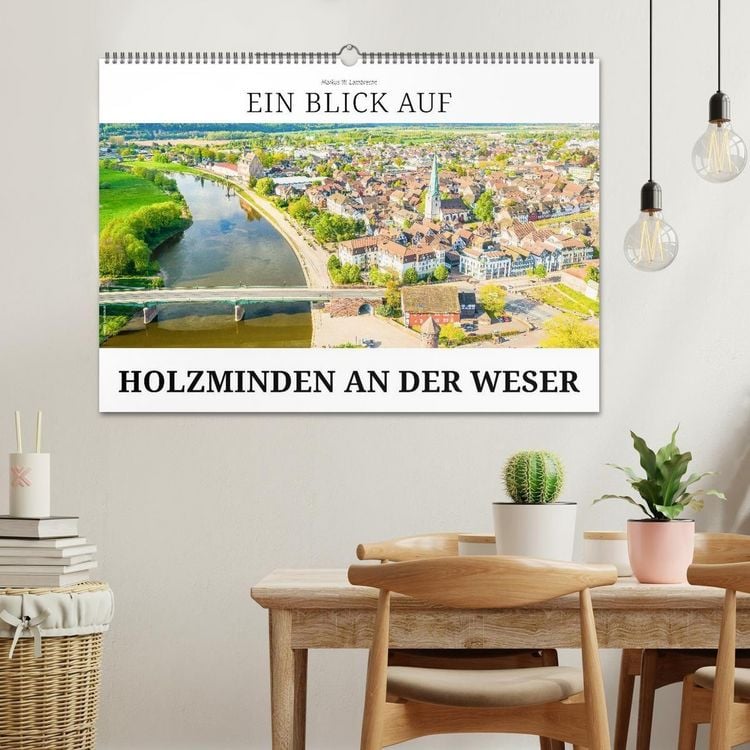 Produktbild: Ein Blick auf Holzminden an der Weser (Wandkalender 2026 DIN A2 quer), CALVENDO Monatskalender