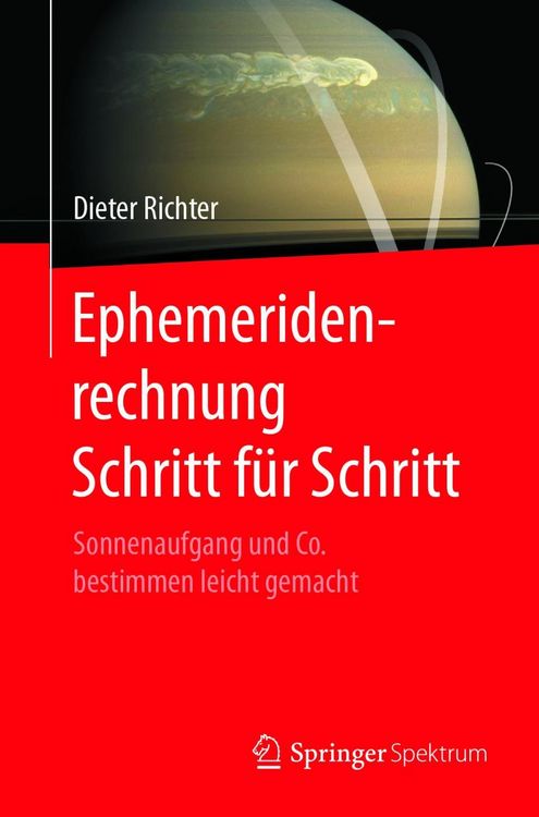 Produktbild: Ephemeridenrechnung Schritt f&uuml;r Schritt