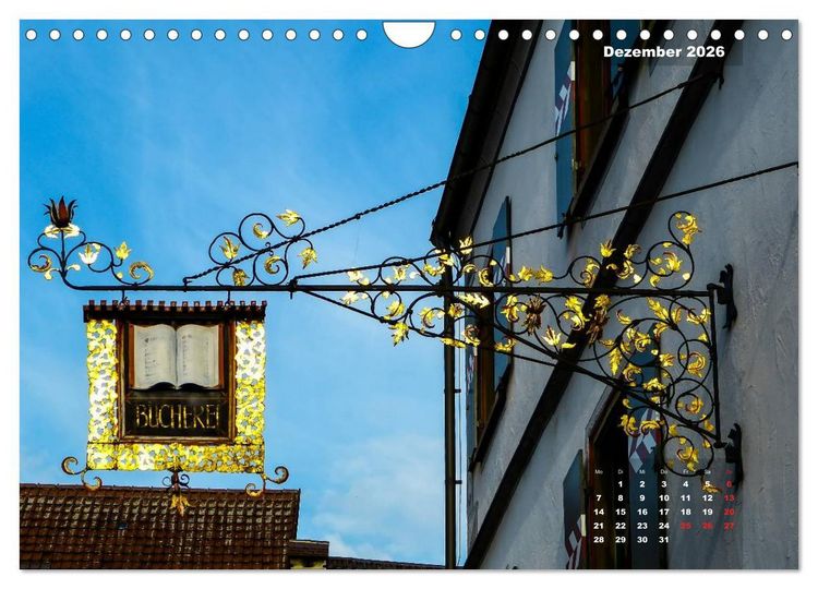Produktbild: Impressionen aus Wangen im Allg&auml;u (Wandkalender 2026 DIN A4 quer), CALVENDO Monatskalender