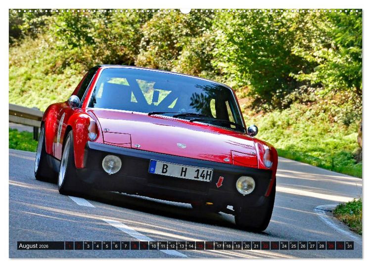 Produktbild: Porsche Oldtimer - EGGBERG KLASSIK - Der Berg ruft (hochwertiger Premium Wandkalender 2026 DIN A2 quer), Kunstdruck in Hochglanz