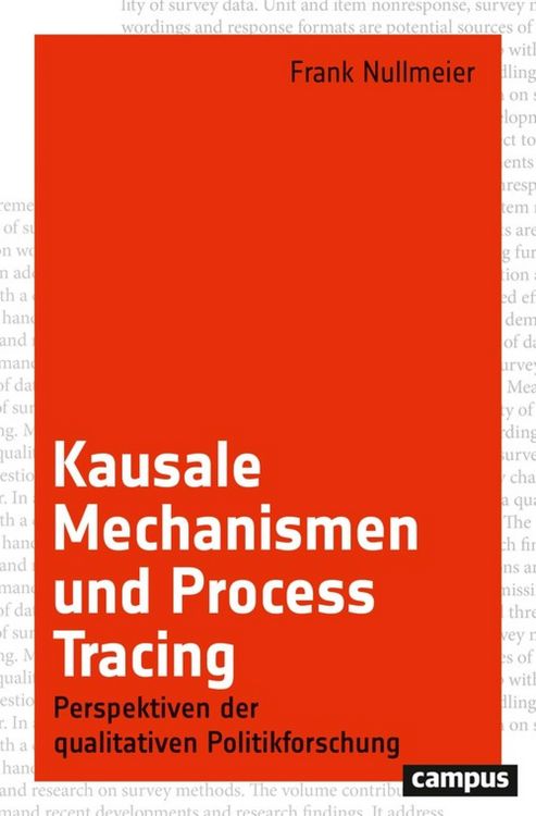 Produktbild: Kausale Mechanismen und Process Tracing