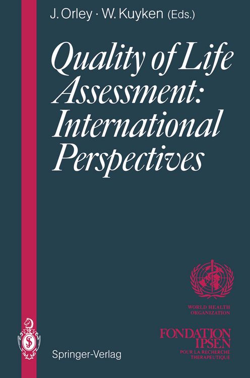 Produktbild: Quality of Life Assessment: International Perspectives