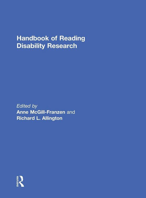 Produktbild: Handbook of Reading Disability Research