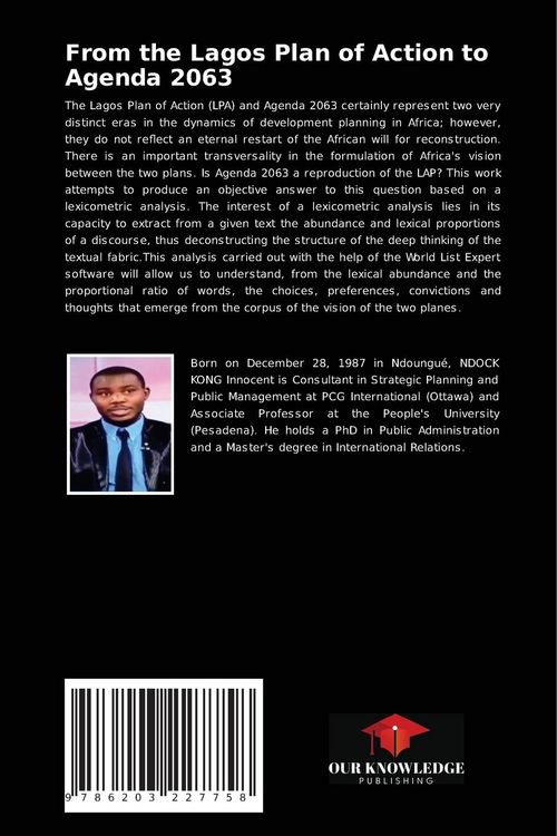 Produktbild: From the Lagos Plan of Action to Agenda 2063