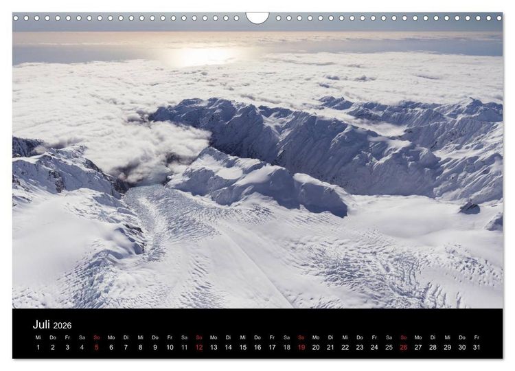 Produktbild: South Island - Neuseelands S&uuml;dinsel (Wandkalender 2026 DIN A3 quer), CALVENDO Monatskalender