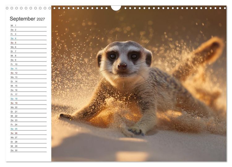 Produktbild: Die Welt der Erdm&auml;nnchen (Wandkalender 2027 DIN A3 quer), CALVENDO Monatskalender