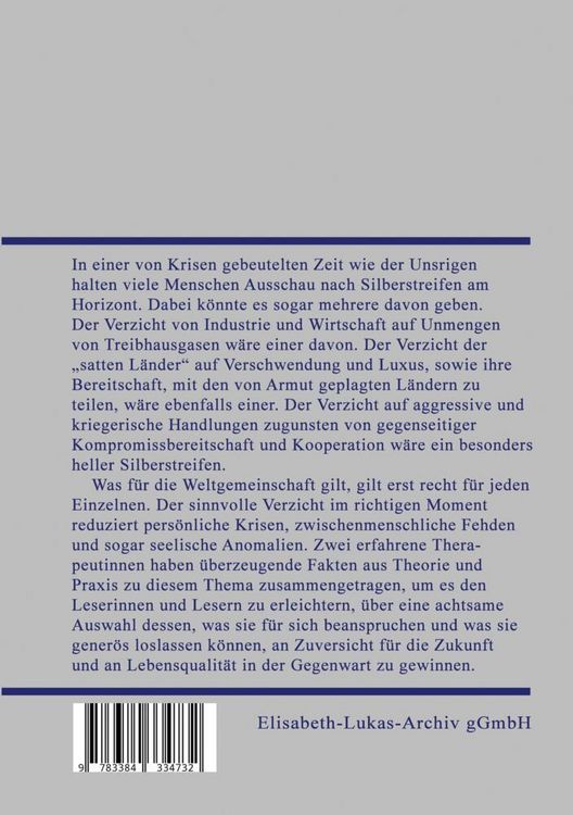 Produktbild: Sinnvoller Verzicht