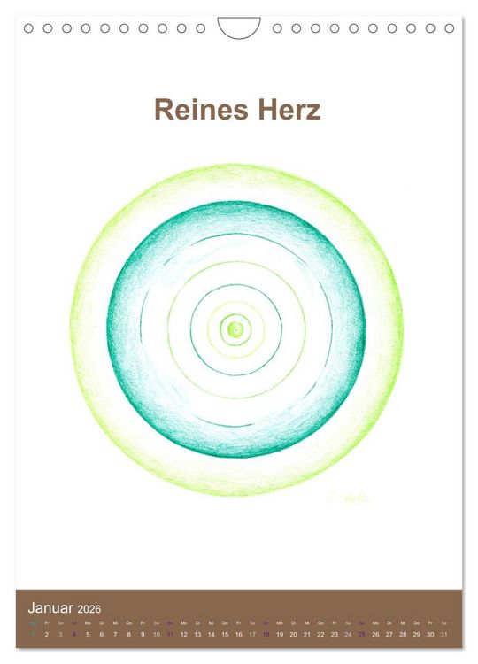 Produktbild: Delfinheilsymbole (Wandkalender 2026 DIN A4 hoch), CALVENDO Monatskalender